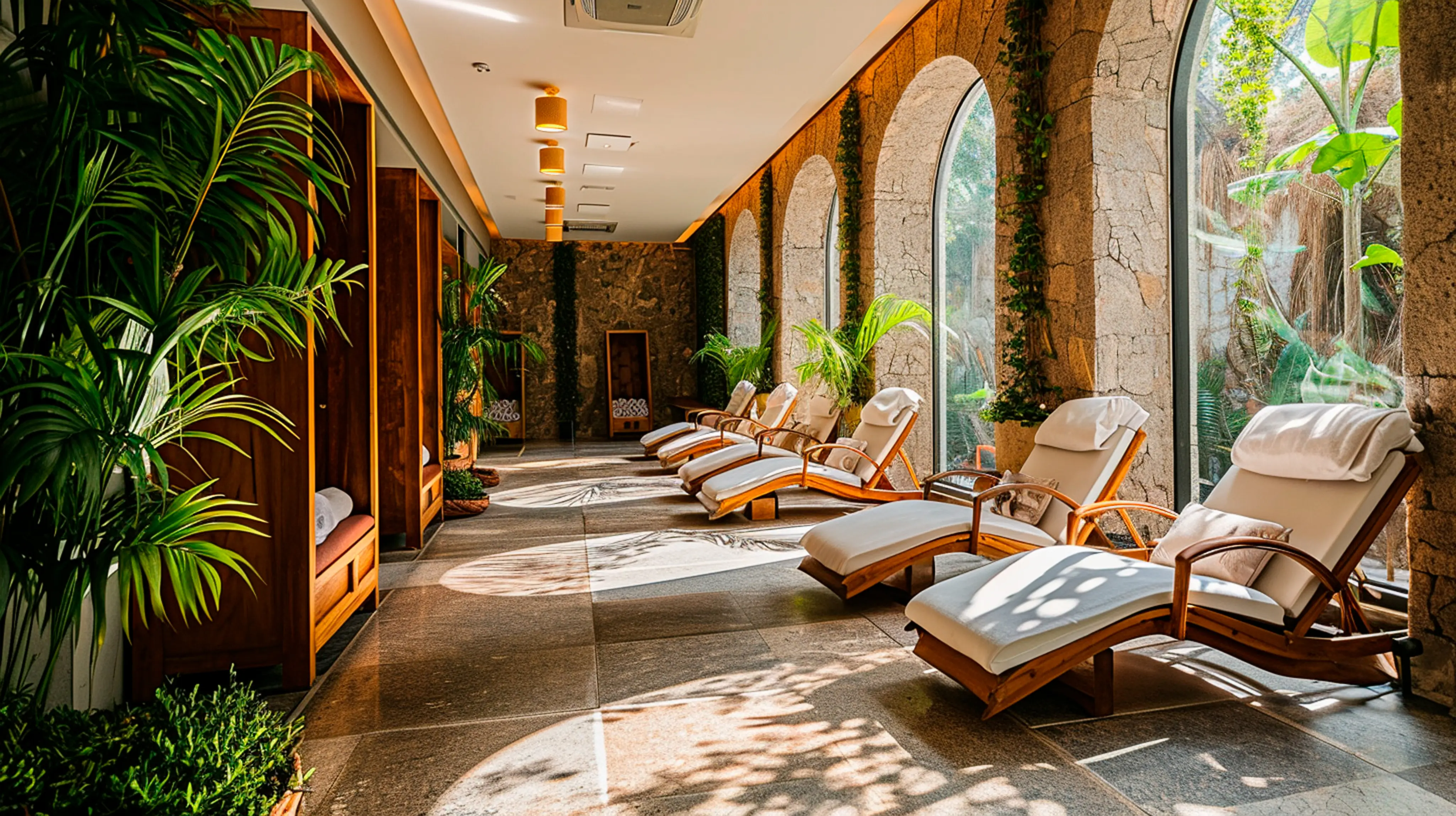 Luxury villa lounge